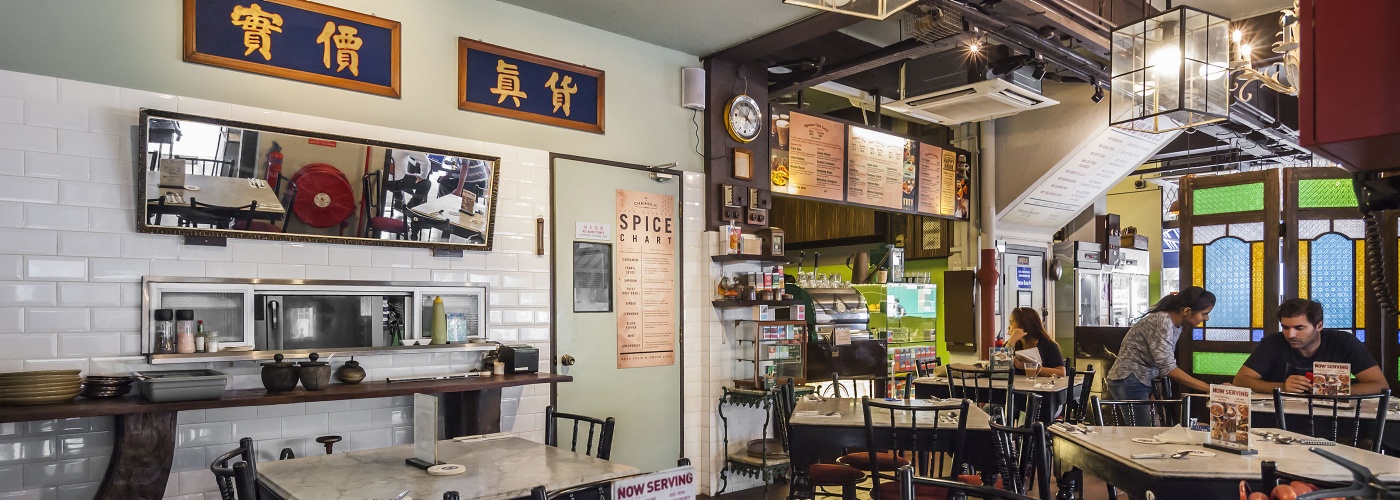 The Tiong Bahru Club – Innenansicht des Café-Bereichs