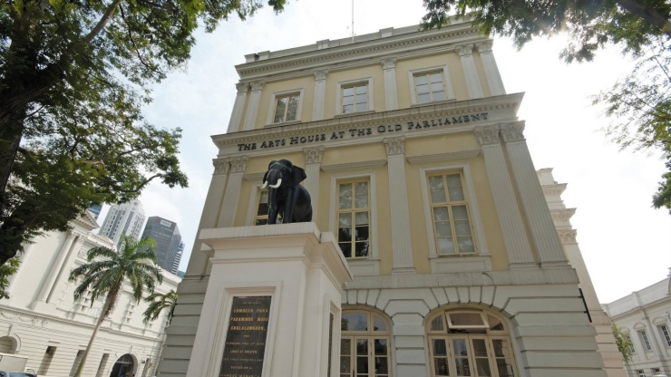 Facade of The Arts House at the Old Parliament