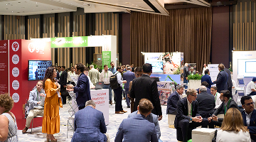 BIR World Recycling Convention 2024: Industry leaders network and explore booths on recycling trends.