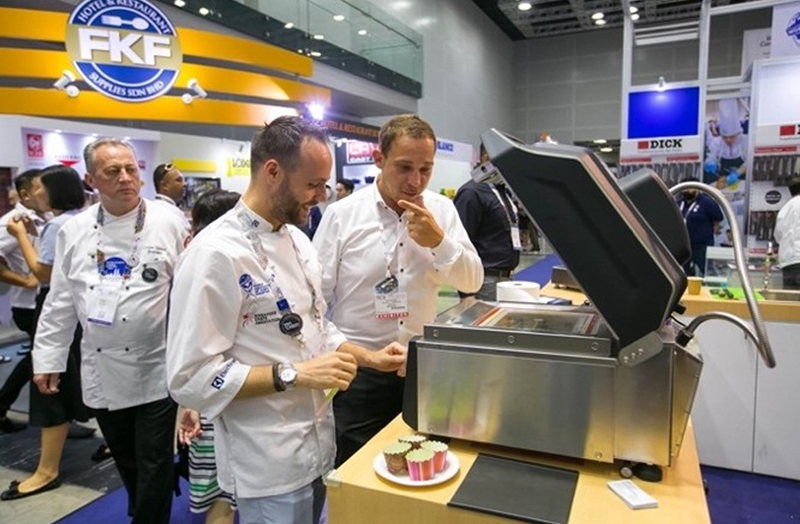Chef demonstrates advance culinary arts, sustainable food practices, and professional development at Worldchefs Congress & Expo 2024.