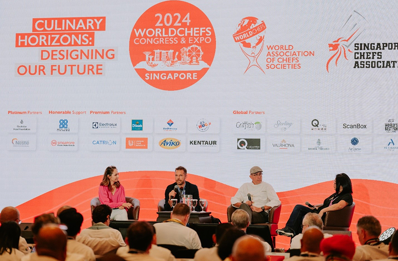 WCC 2024 panel interaction with attendees on culinary world trends and key challenges.