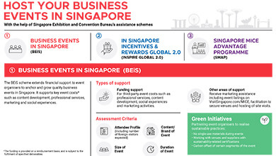 Event Assistance Schemes Infographics