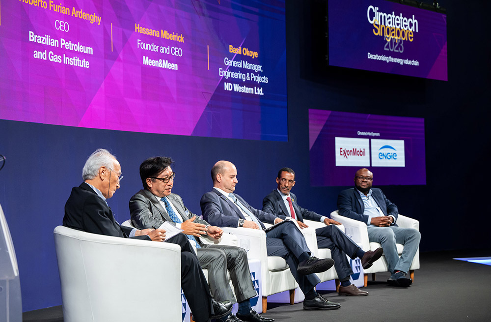 Founder & CEO at Gastech 2023 leads a discussion on actionable strategies in climate technology.