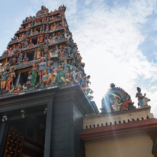 Sri Mariamman Temple Gopuram/Tower Singapore