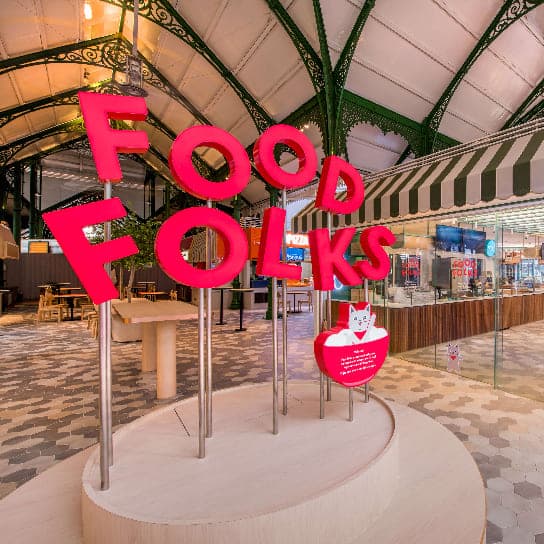 Food Folks store at Lau Pa Sat, Singapore