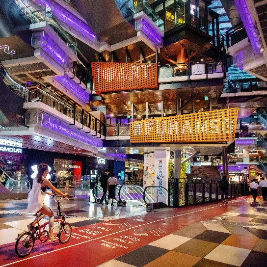 ultimate experience at Funan mall, Singapore