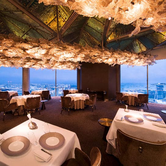 Breathtaking view from JAAN restaurant