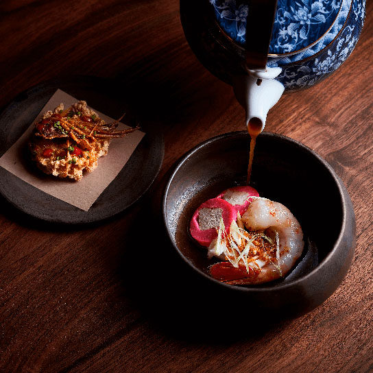 Delicious food at Labyrinth restaurant