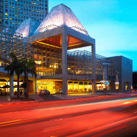 Millenia walk in Singapore