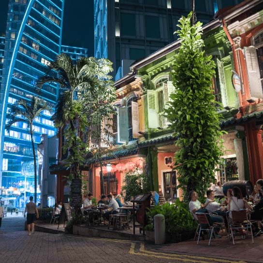 Buzzing environment at Emerald Hill neighbourhood