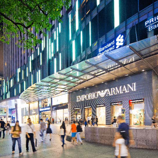  'Mandarin Gallery' a sophisticated retail venue in Singapore