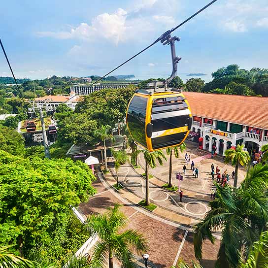 Cable Car Ride at Sentosa Island