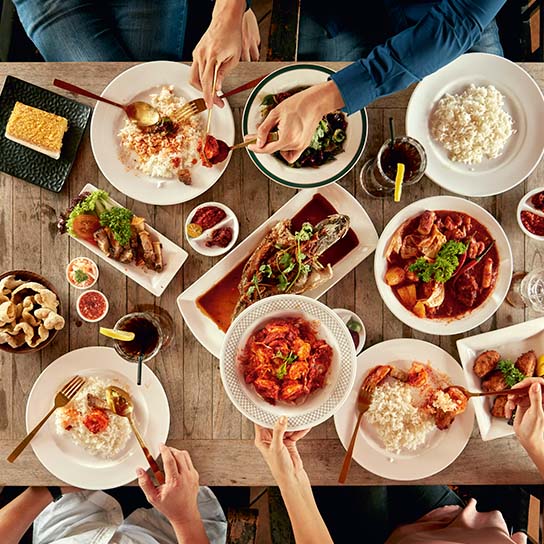Delicious cuisine at Quentin's Eurasin Restaurant
