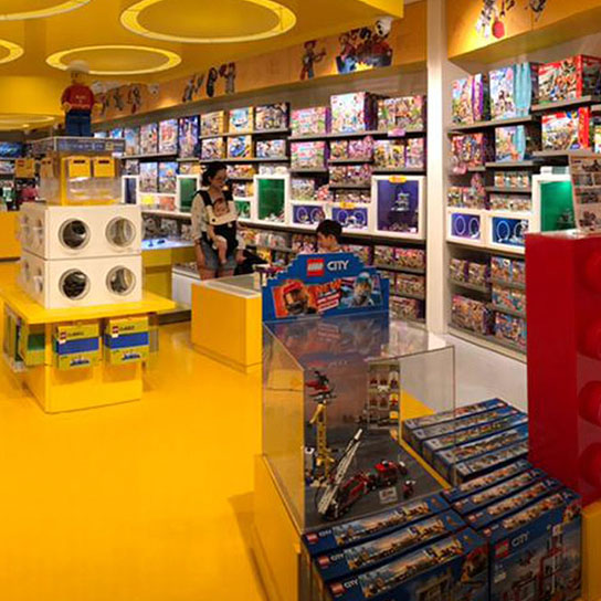 Lego store at Sentosa island