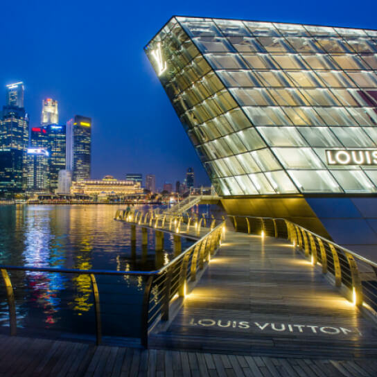 Louis Vuitton Island Store at Marina Bay