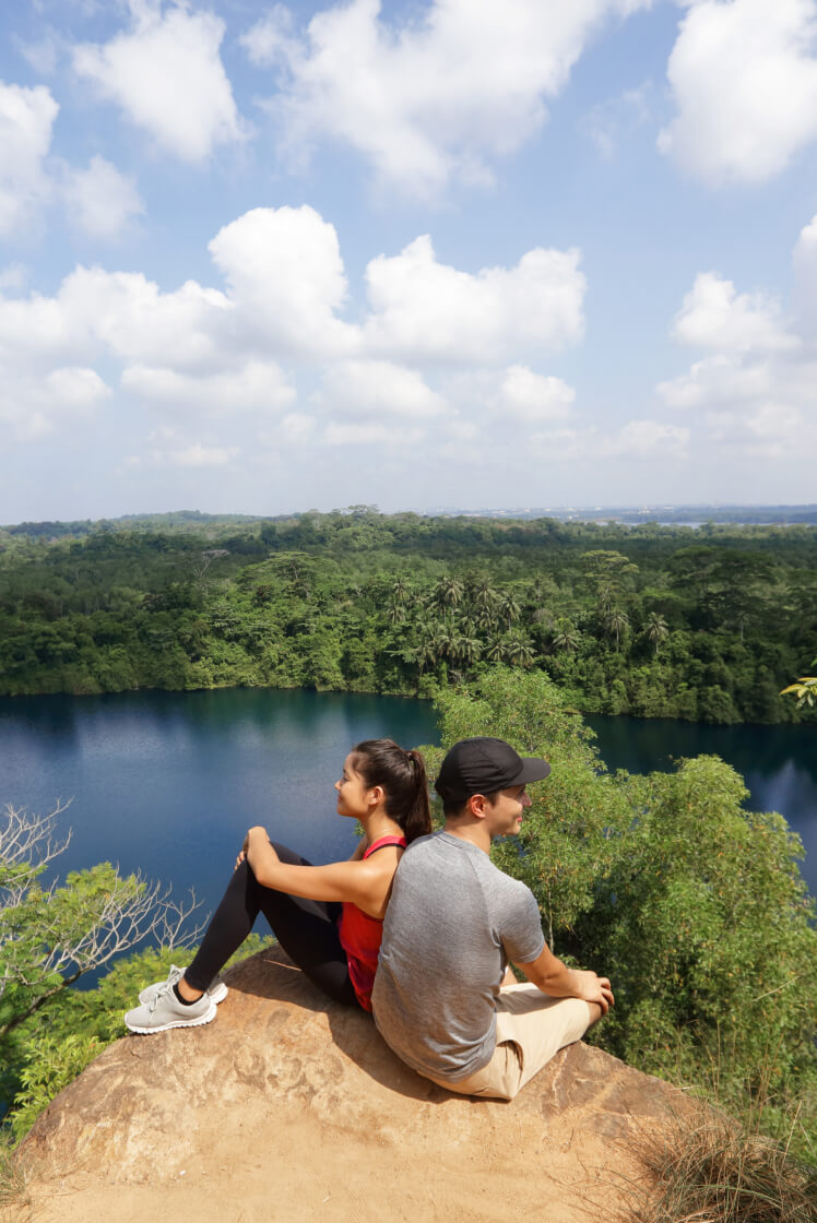 Climbing at Puaka Hill