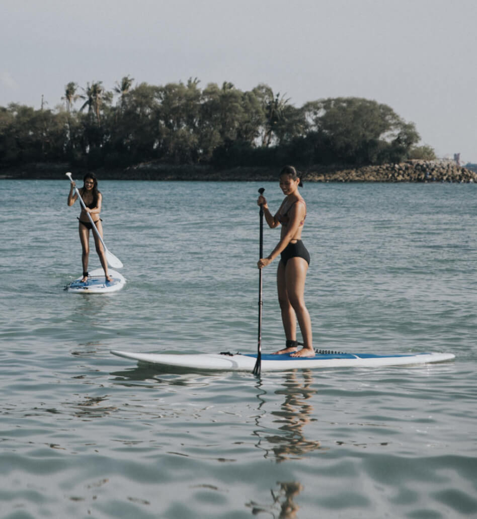 Standup Paddle Boarding at Sentosa