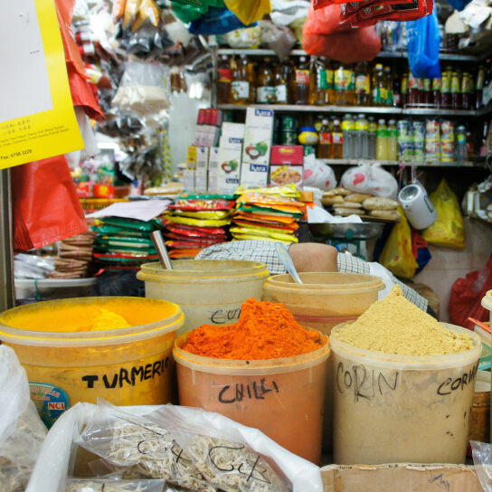 Tekka Centre's spices from Indian sub-continent
