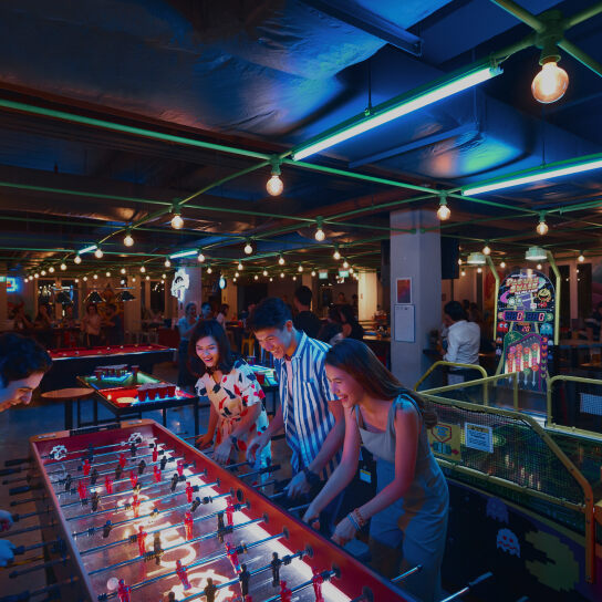 Level-up, Singapore's 1st ever arcade-bar