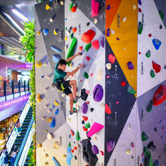 Climb Central Funan, rock climbing arena