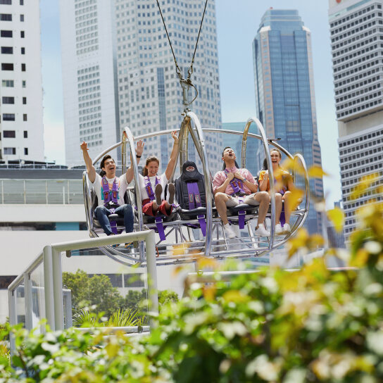 An adrenaline pumping thrilling ride in Slingshot