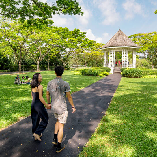 Singapore Botanic Gardens, a world heritage site