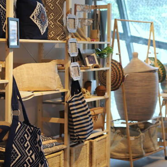 Sustainable Products Displayed In A Shop in Singapore