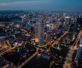Luxury suite with breathtaking views at Swissotel