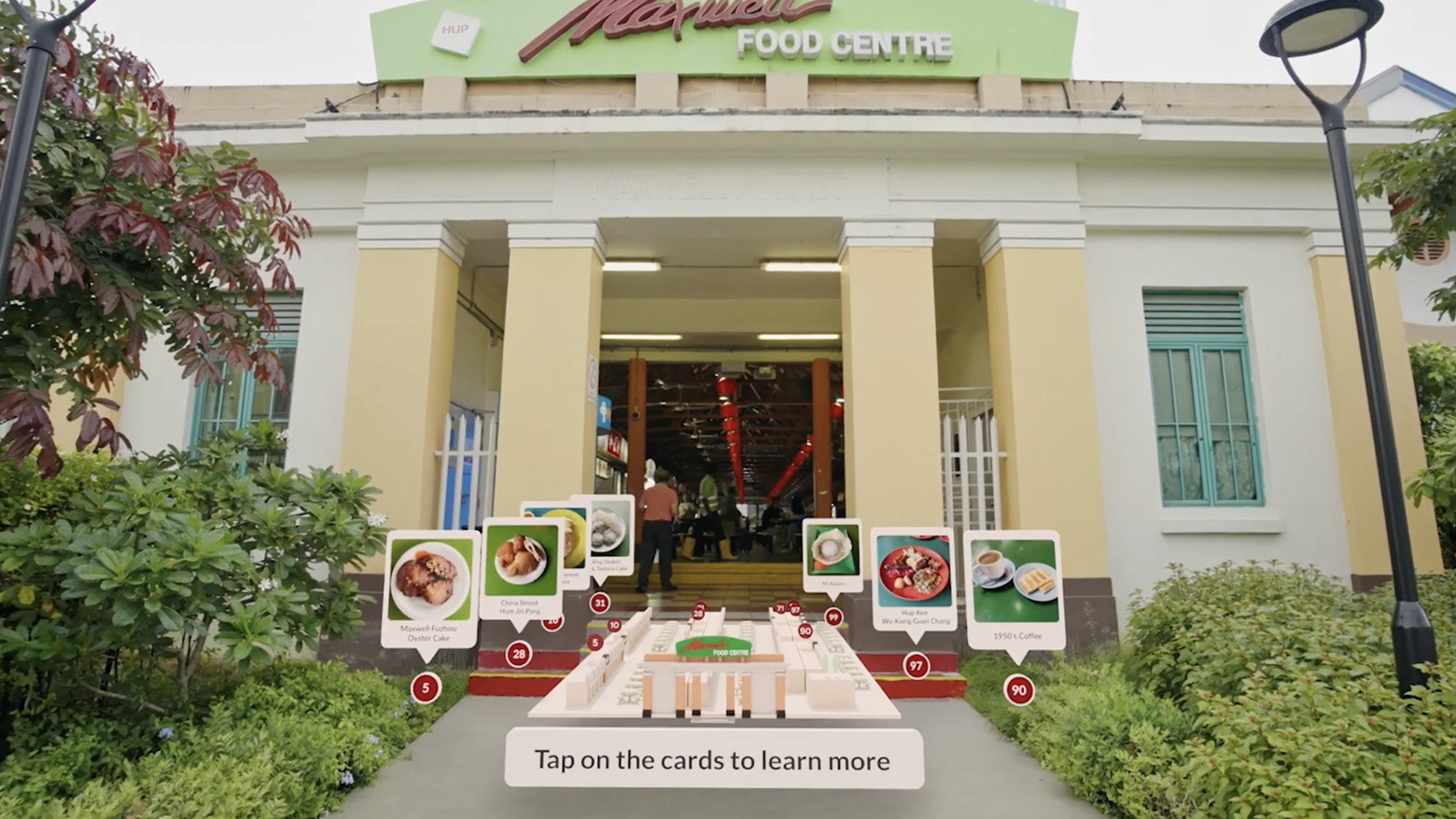 Maxwell Food Centre Singapore - AR Experience