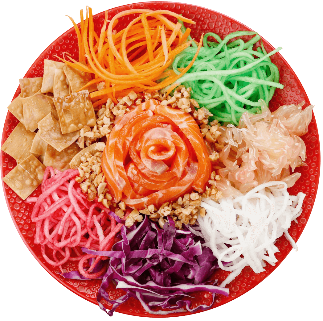 'Yusheng' Chinese delicacies