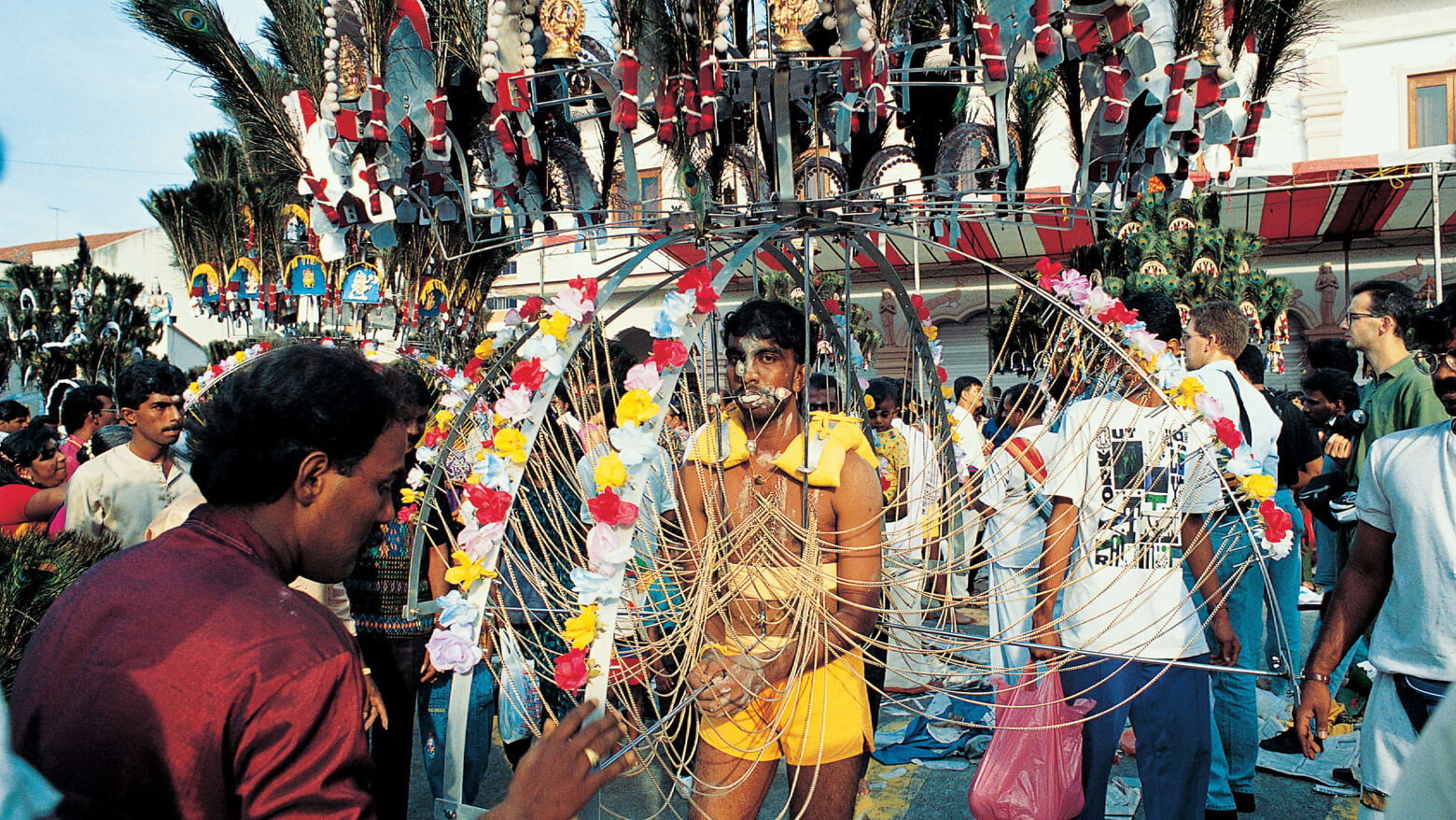 The 'Kavadis' at Thaipusam Procession
