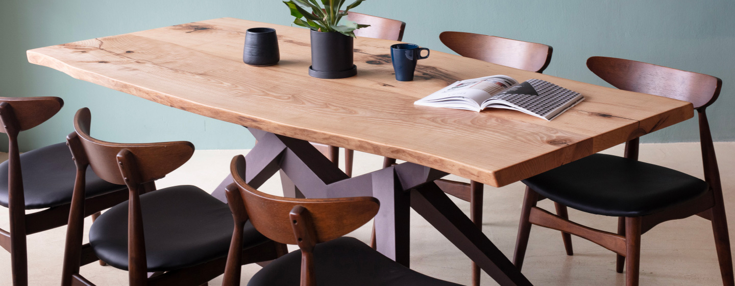 Wooden sales table guy