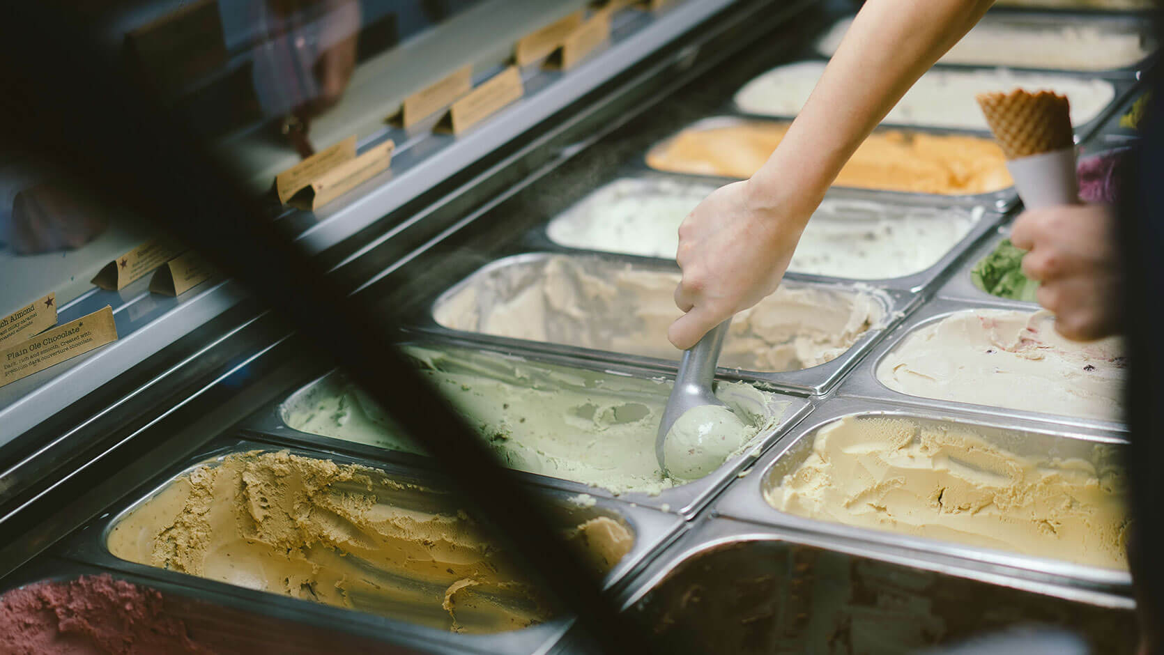 Products from Creamier Handcrafted Ice Cream and Coffee