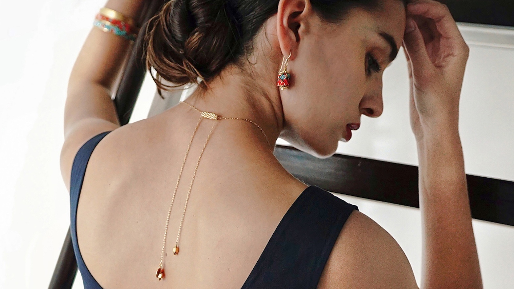 Model wearing EDEN + ELIE