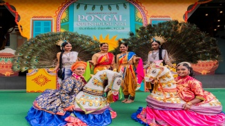 Spezielle Pongal-Kulturaufführung