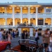 Patrons at Gillman Barracks during an event