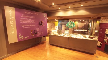 Ausstellungsobjekt im Eurasian Heritage Centre, Singapur