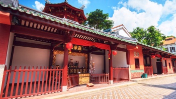 Innenansicht des Thian Hock Keng Tempels