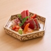 Nahaufnahme der Delikatessen im Edomae-Stil bei Sushi Kimura