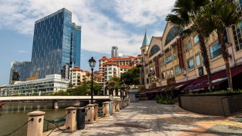 Speiselokale entlang des Singapore River und Clarke Quay