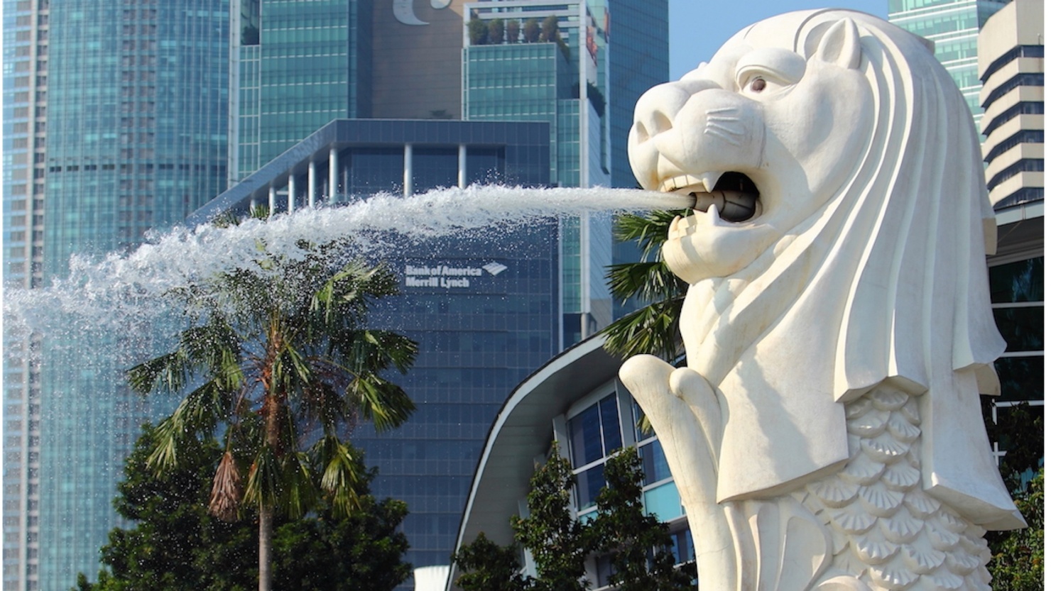 Merlion Park Erleben Sie die legendäre Statue Besuchen Sie die