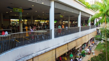 Außenbereich des Markts und Food Centre von Tiong Bahru