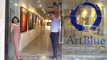 Eingang des ArtBlue Studio