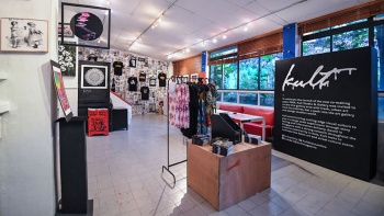 Kult Gallery interior store showcasing Asian art and the street culture scene
