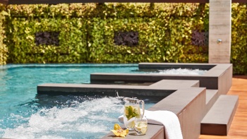 Image of Capital Kempinski Hotel’s saltwater relaxation pool