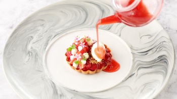 Strawberry Pancake from JAAN’S Summer Menu