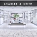 Shop front store façade of CHARLES & KEITH at Changi Airport Terminal 1 (Transit)