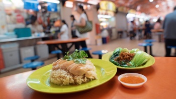 Chicken Rice from Tian Tian chicken rice
