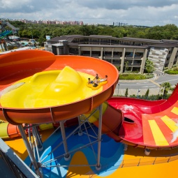 View from the top of The Royal Flush, Southeast Asia's first hybrid water ride