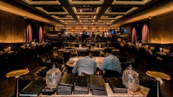 Interior of Manhattan bar in Regent Singapore 